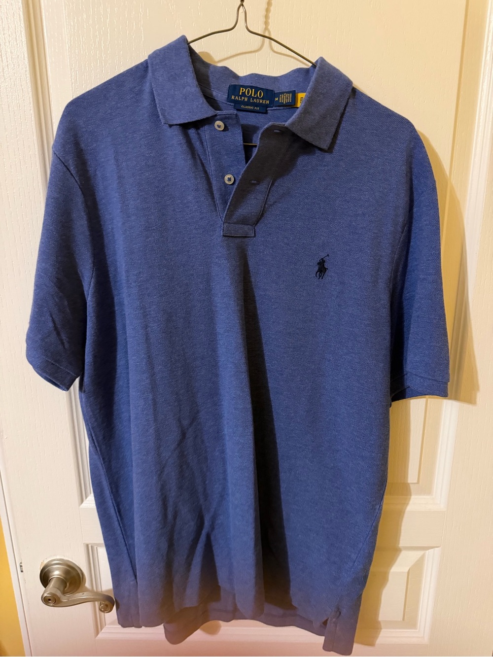 Polo by Ralph Lauren Navy Blue Men’s Polo Shirt with Embroidered Pony